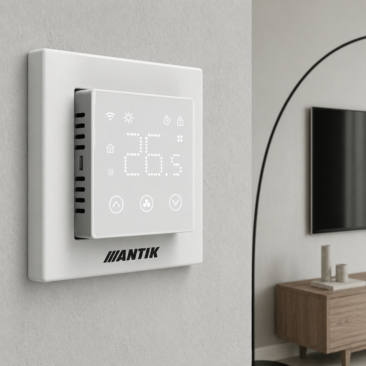 ANTIK Smart WiFi Káblový Termostat