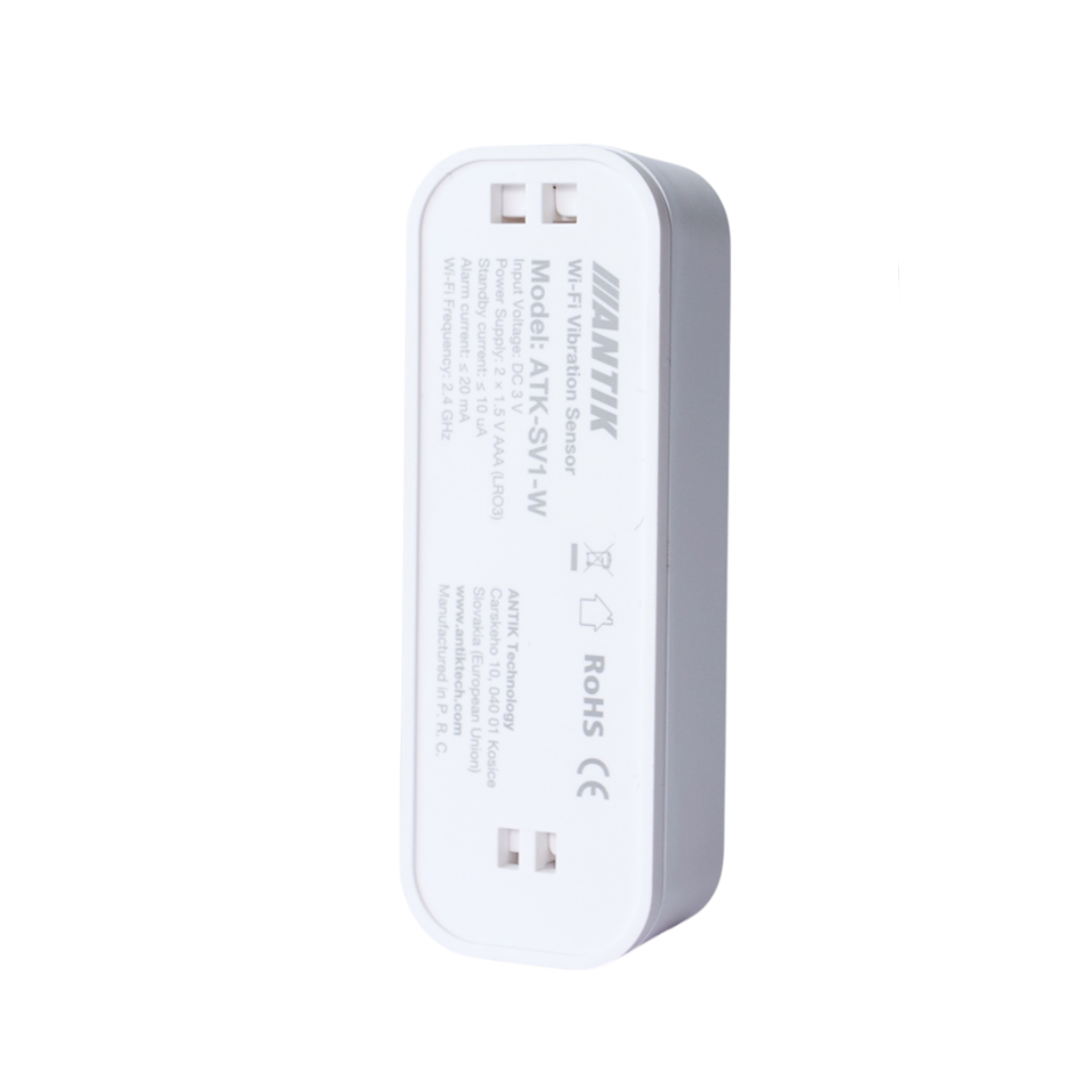 ANTIK Smart Zigbee snímač vibrácií ATK-SV2-Z
