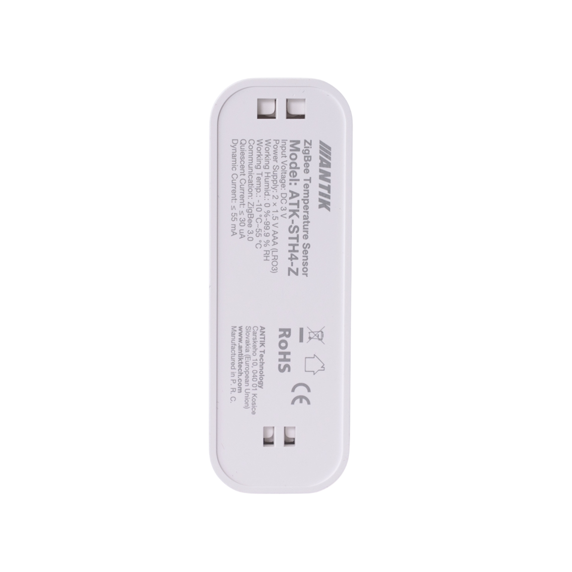 ANTIK Smart Zigbee snímač teploty a vlhkosti