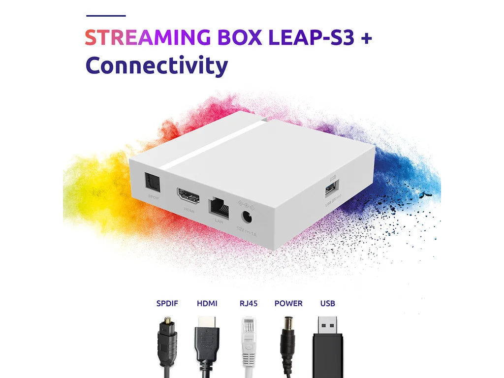 Strong LEAP-S3+ V2 biely 4K Google TV box + Darček ANTIK TV zadarmo!