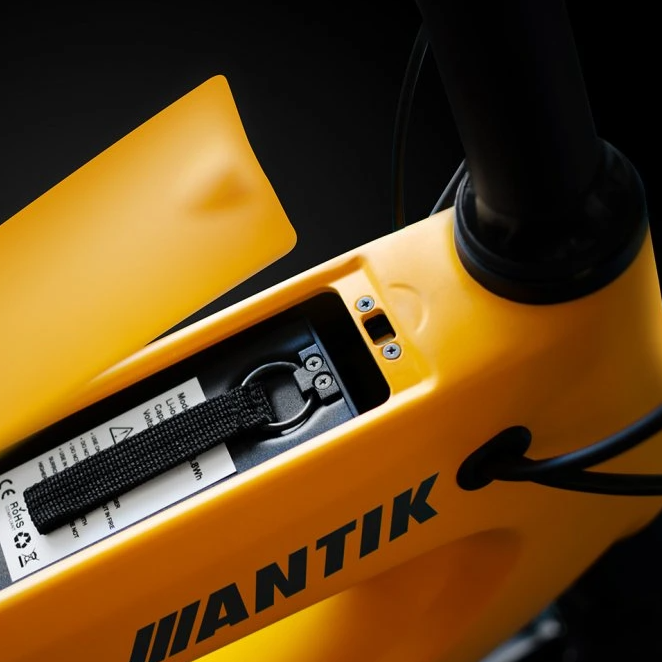 ANTIK SmartCity e-bicykel PLUS, žltý